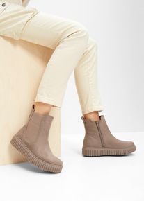 Jana Chelsea-Boots in braun, Grösse 42, bonprix