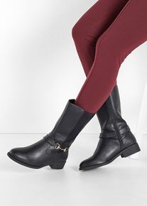 Bottes en noir, Taille 43, bonprix