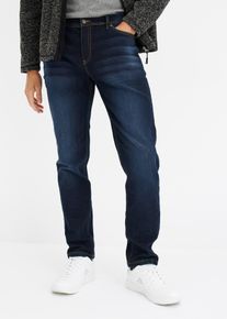 Slim Fit Stretch-Jeans Tapered in blau, Grösse 32, 98% Baumwolle, bonprix