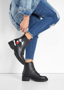 Disney Mickey Mouse Schnür Boot in schwarz, Grösse 42, bonprix