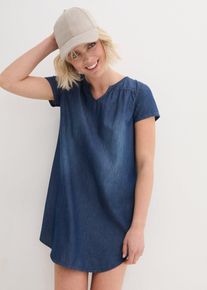 Tunika-Jeanskleid in blau, Grösse 44, 100% Baumwolle, bonprix