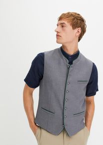 Trachtenweste in Wolloptik Regular Fit in grau, Grösse 50, bonprix