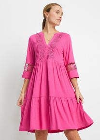 Tunika-Kleid aus softer Viskose in pink, Grösse 40/42 (M), bonprix