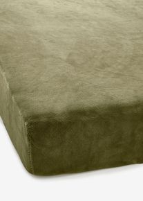 Cashmere Touch Spannbettlaken in grün, 100x200 cm, bonprix