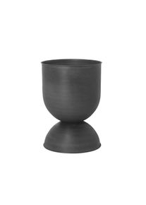 ferm LIVING - Hourglass Blumentopf medium, Ø 41 x H 59 cm, schwarz / dunkelgrau