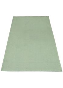 Carpet City Badematte »Topia Mats, Badteppich uni«, Höhe 14 mm, rutschhemmend beschichtet, strapazierfähig, Hochflor, Kaninchen Haptik, Polyester, Badezimmerteppich, waschbar