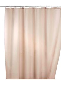 Wenko Duschvorhang »Uni Beige«, Höhe 200 cm, Polyester, waschbar