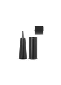 Brabantia WC-Garnitur »Set ReNew Schwarz«, aus Kunststoff