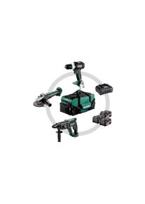 Metabo Akku-Schlagbohrmaschine »Combo Set 3.1, SB 18 LT BL + W 18 L 9-125 + KH 18 LTX 24«