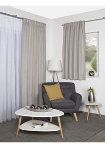 Home Basics Gardine »SANDA Set«, (3 St.), Fertigschal, blackout