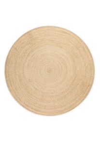 Hanse Home Teppich »Rangpur Jute«, rund, 10 mm Höhe, Handgewebt, Jute, Natur, Wohnzimmer, Flur, Klassisch, Boho, Skandi