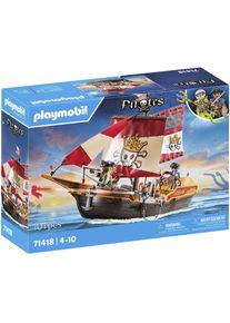 Playmobil® Konstruktions-Spielset »Piratenschiff (71418), Pirates«, (101 St.), Made in Europe