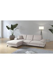 Sit & More sit&more Ecksofa »Morris Jubi L-Form, inklusive XXL-Liegefläche, bzw. Schlaffunktion«, Bettfunktion, Armteilverstellung und...