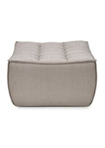 N701 Sofa Polsterhocker Ethnicraft Ecru Eco Stoff