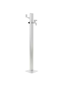 vidaXL Garten-Wassersäule Aluminium 95 cm