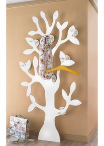 Garderobe im Baum Design in weiss | 160x80 cm | bonprix