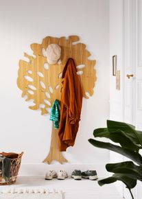 Garderobe im Baum Design in beige | 170x106 cm | bonprix