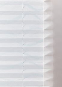 Plissee mit Jacquardmusterung in weiss | 130x50 cm | bonprix
