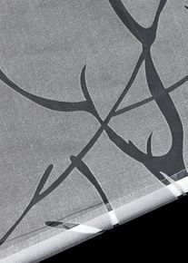 Ausbrenner Sichtschutzrollo in weiss, 150x50 cm, bonprix