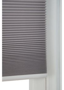 Verdunkelungsplissee einfarbig wasserabweisend in silber, 130x100 cm, bonprix