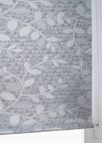 Verdunkelungsrollo Jacquard in grau, 150x50 cm, bonprix