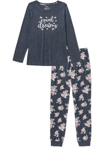 Pyjama in blau, Grösse 36/38 (S), bonprix