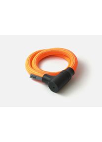 texlock orbit acid orange 100 cm - Textilschloss 100 cm - Fahrradschloss Seilschloss