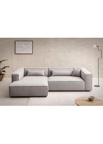 LeGer Home by Lena Gercke Ecksofa »PIARA XXL, Big-Sofa in Cord oder Leinenoptik, L-Form, mit Kedernaht«, wahlweise Ottomane...