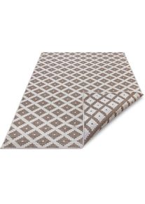 NORTHRUGS Teppich »Nizza Wendeteppich«, rechteckig, 5 mm Höhe, In-& Outdoor, Wetterfest, Balkon, Läufer, Wohnzimmer, Wasserfest