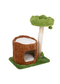 TIAKI Nature Kratzbaum Maple grün / braun für Katzen
