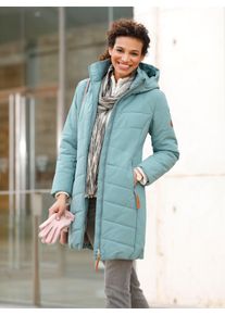 WITT Damen Steppmantel mit Kapuze, jade, Größe 20, 100% Polyester. Wattierung: 100% Polyester