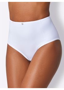 w&auml;schepur Witt Damen H&uuml;ftslip mit leicht gl&auml;nzender Naht, 2x wei&szlig;, Gr&ouml;&szlig;e 44, 82% Polyamid, 18% Elasthan