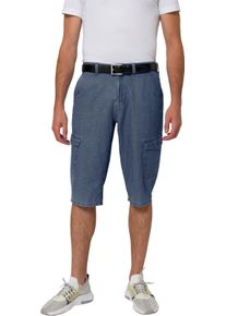 Herren Jeansbermudas mit 6 Taschen blue-stone-washed