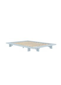 Karup Design Bettgestell »JAPAN BED Bodenbett, Holzrahmen, Futonbett, Jugendbett, Holzbett«, Massivholzbett mit Lattenrost, Kiefer massiv, Doppelbett ohne Kopfteil