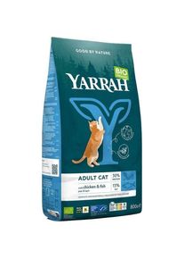 Yarrah Katzenfutter Hühnerkroketten mit Fisch-800 g