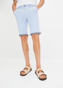 Chino-Bermuda Regular Fit in blau, Grösse 64, 97% Baumwolle, bonprix