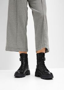 Schnür Boot in schwarz, Grösse 39, bonprix