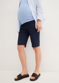 Umstandsbermuda in blau, Grösse 40, 97% Baumwolle, bonprix