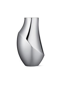 Georg Jensen - Flora Vase, Ø 13.6 x H 23 cm, Edelstahl