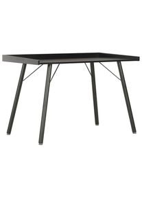 vidaXL Schreibtisch Schwarz 90×50×79 cm