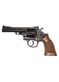 maskworld Pistole Denver schwarz-antik, 12-Schuss