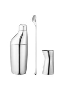 Georg Jensen - Sky Cocktail-Set: Shaker, Rührlöffel & Messbecher, Edelstahl