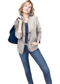 Damen Kurzblazer schwarz-weiss