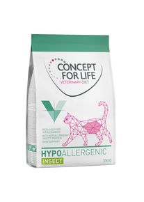 350g Veterinary Diet Hypoallergenic Insect Concept for Life Trockenfutter für Katzen