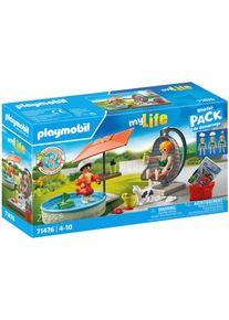 Playmobil® Konstruktions-Spielset »Planschspass zu Hause (71476), My City Life«, (29 St.), teilweise aus recyceltem...