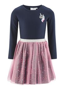 happy girls, Filles Robe, bleu marine / turquoise / rose / argent