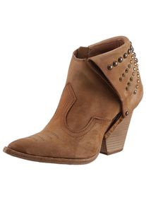 A.S.98 High-Heel-Stiefelette »BELIVE«, Abendmode, Ankle-Boots mit Nieten und Ziernähten