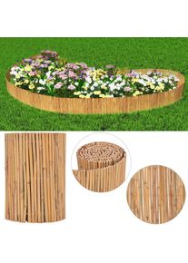 vidaXL Gartenzaun Bambus 500 x 30 cm