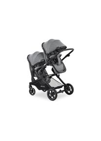 hauck Geschwisterwagen »Atlantic Twin Melange Grey«, 36 kg