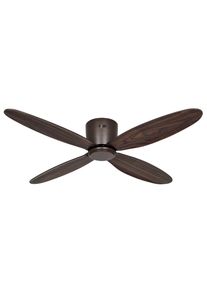 CasaFan Deckenventilator Eco Plano II, bronze, leise, Ø 132 cm